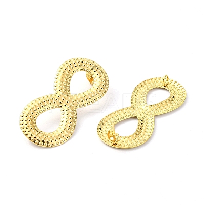304 Stainless Steel Stud Earring Findings Ion Plating(IP) STAS-L024-006G-01-1