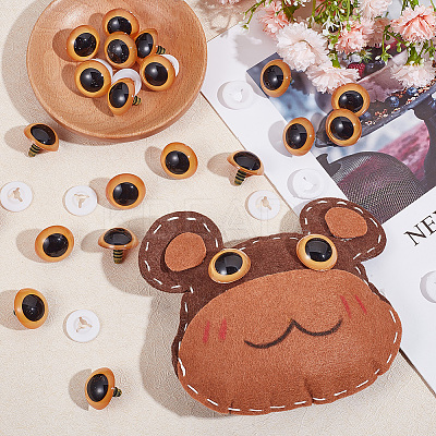 Resin Doll Craft Eyes DIY-GO0001-44C-1
