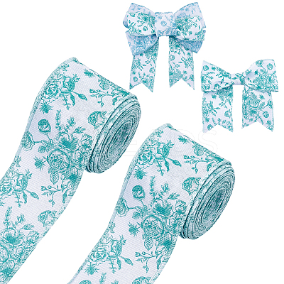 Polyester Satin Ribbon SRIB-WH0001-06A-1