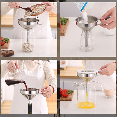 201 Stainless Steel Funnel STAS-WH20031-001P-02-1
