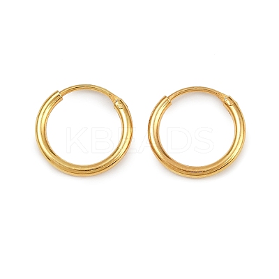 925 Sterling Silver Hoop Earrings LS-STER-B008-01A-G-1