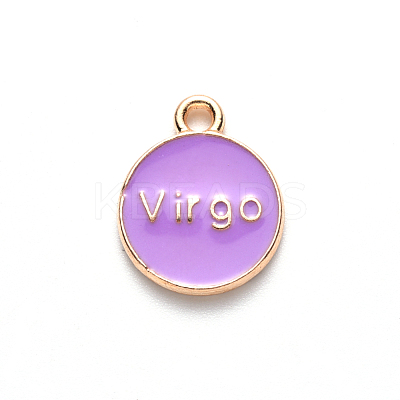 Alloy Enamel Pendants ENAM-S124-01A-01B-1