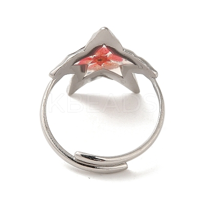 304 Stainless Steel Open Cuff Ring RJEW-C083-19P-1