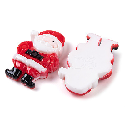 Christmas Decorations Theme Opaque Resin Decoden Cabochons RESI-Z026-01T-1