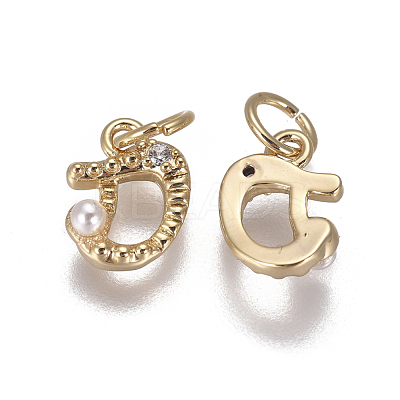 Brass Charms KK-L179-08D-G-1