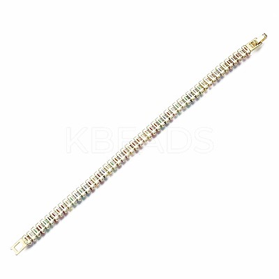 Cubic Zirconia Classic Tennis Bracelet X-ZIRC-S067-073I-NF-1