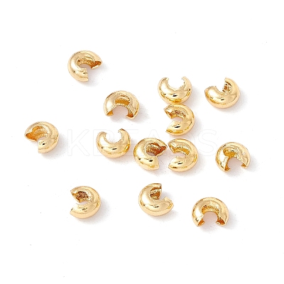 Brass Crimp Beads Covers LS-KK-P219-05A-G02-1