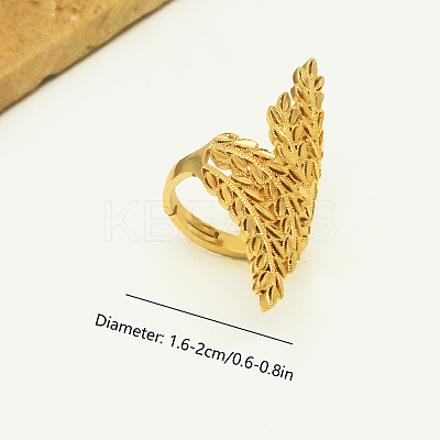 Brass Cuff Open Rings for Women NC6029-1