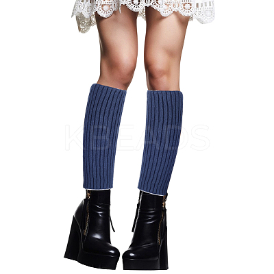 Acrylic Fibers Leg Sleeves AJEW-WH20072-16C-1