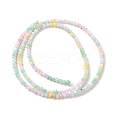 Ice Cream Color Dyed Natural Freshwater Shell Beads Strands X1-SHEL-G018-01A-1