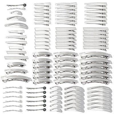 Iron Alligator & Snap Hair Clip Findings IFIN-PH0024-60P-1