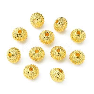 Tibetan Style Alloy Bicone Beads TIBEB-7692-G-NR-1