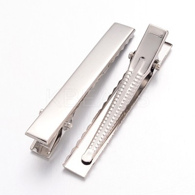Iron Flat Alligator Hair Clip Findings IFIN-S286-57mm-1-1