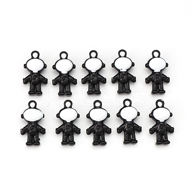 Baking Paint Alloy Pendants PALLOY-R136-02-1