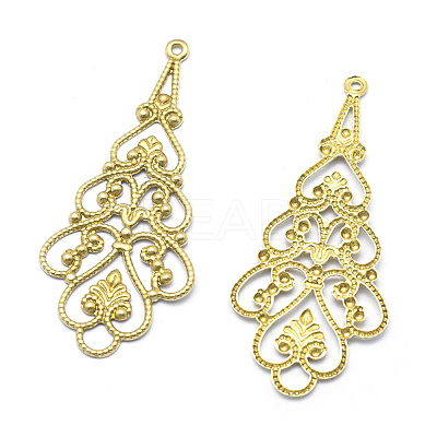 Brass Filigree Pendants LS-KK-K184-31C-RS-1
