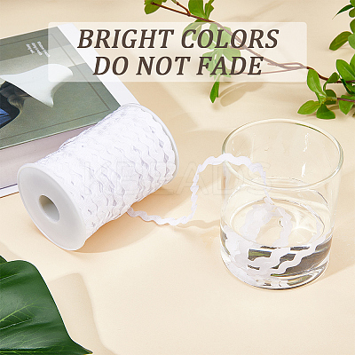 2 trands Polyester Wave Bending Fringe Trim OCOR-GF0003-02J-1