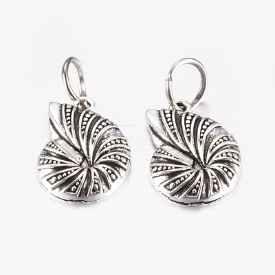 Tibetan Style Alloy Pendants PALLOY-F199-15AS-1