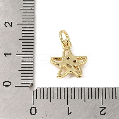 Brass Micro Pave Colorful Cubic Zirconia Pendants KK-R162-022B-G-1