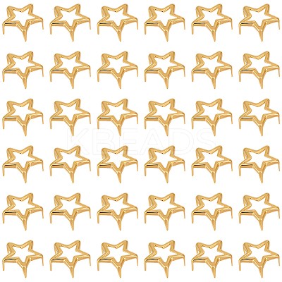 200Pcs Iron Studs Rivets IFIN-CY0001-01G-1