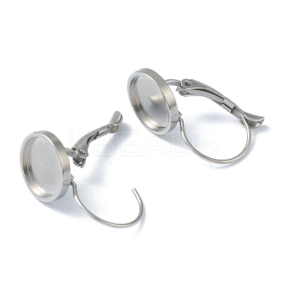 Tarnish Resistant 304 Stainless Steel Leverback Earring Findings KK-H152-09C-P-1