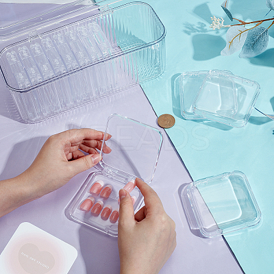 Plastic Nail Tips Storage Box MRMJ-PH0003-29B-1
