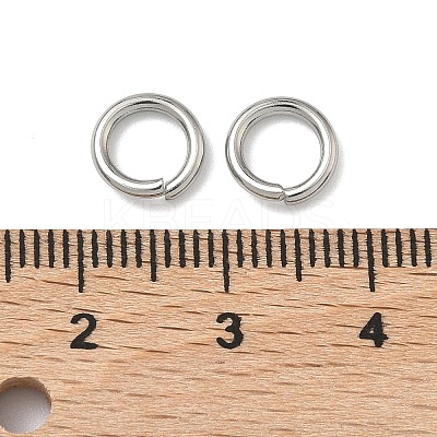Tarnish Resistant 304 Stainless Steel Open Jump Rings LS-STAS-E067-09-8mm-1