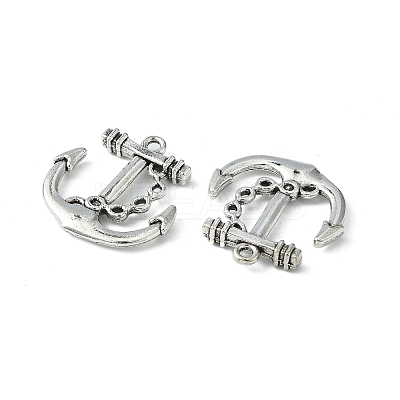 Tibetan Style Alloy Anchor Pendants LS-TIBEP-839-AS-NR-1