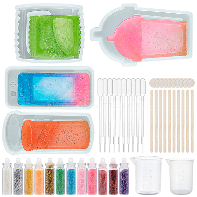 DIY Quicksand Silicone Molds Kits DIY-OC0002-88-1