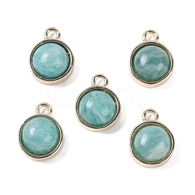 Natural Amazonite Pendants G-K372-03G-01-1