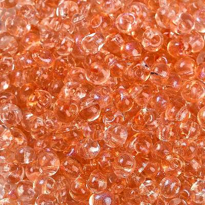 6/0 Spray Paint Fringe Glass Seed Beads X1-SEED-H003-11C-1