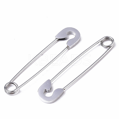 Tarnish Resistant 201 Stainless Steel Safety Pins Earrings X-STAS-S079-197P-1