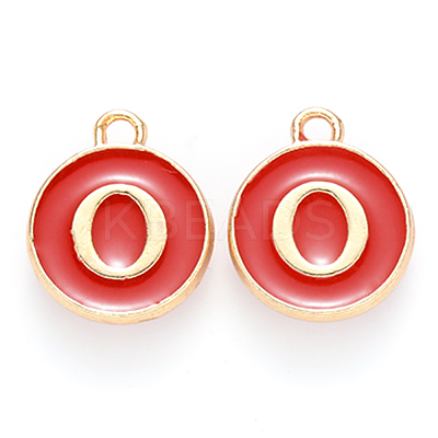 Golden Plated Enamel Alloy Charms ENAM-SZ0001-26C-O-1