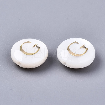 Natural Freshwater Shell Beads SHEL-S266-12G-1