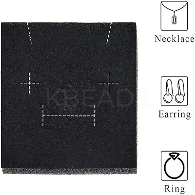 25Pcs Square Marble Print Paper Jewelry Gift Box CON-FI0001-01-1