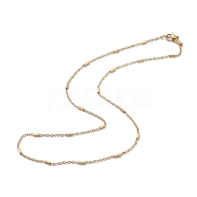 Ion Plating(IP) 304 Stainless Steel Satellite Chain Necklace for Men Women STAS-B039-13G-1