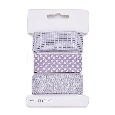9 Yards 3 Styles Polyester Ribbon SRIB-A014-I02-1