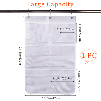 Oxford Cloth and Polyester Mesh Shower Organizer FIND-WH20019-92-1