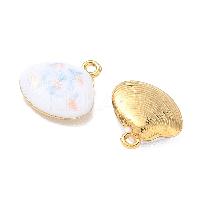 304 Stainless Steel Enamel & Glitter Powder Pendants STAS-Q119-04G-03-1