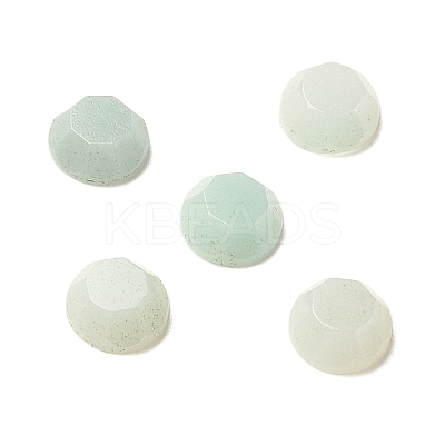 Natural Flower Amazonite Cabochons G-B146-01C-1