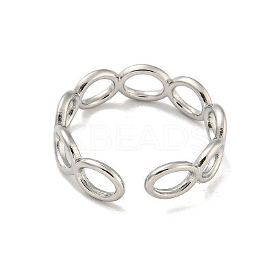 Non-Tarnish 304 Stainless Steel Finger Ring RJEW-C077-04P-1