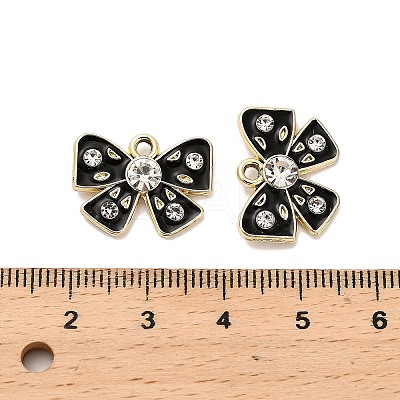 Alloy Rhinestone Pendants FIND-I043-06G-1