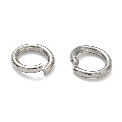 Tarnish Resistant 304 Stainless Steel Open Jump Rings X-STAS-E067-11-9mm-1