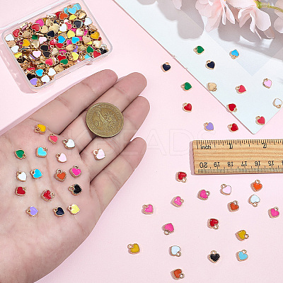 208Pcs Alloy Enamel Charms ENAM-PH0003-32-1