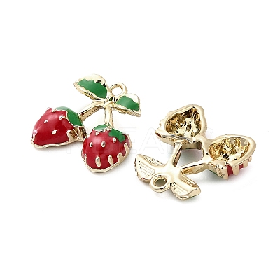 Alloy Enamel Pendants ENAM-F155-01KCG-1