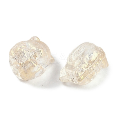 Transparent Spray Paint Glass Beads LS-X1-GLAA-H035-01C-1