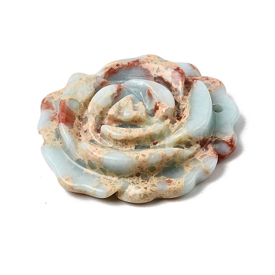 Synthetic Shoushan Stone Carved Pendants G-A294-02-1