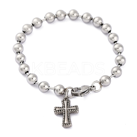 304 Stainless Steel Bracelets BJEW-M001-01P-05-1