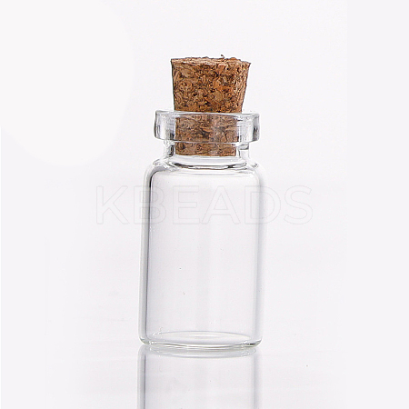 Mini High Borosilicate Glass Bottle Bead Containers LS-BOTT-PW0001-263B-1