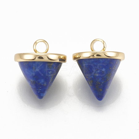 Dyed & Synthetic Lapis Lazuli Charms X-KK-Q735-400F-1