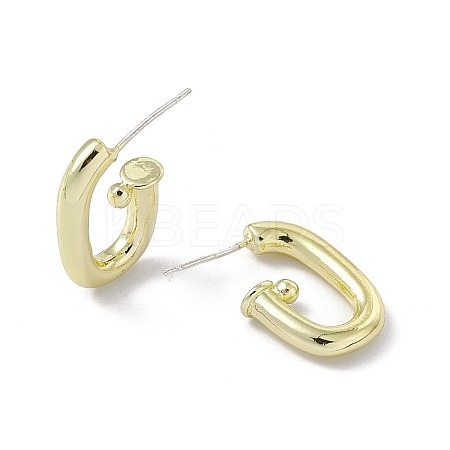 Rack Plating Alloy Stud Earring Findings LS-FIND-I030-15LG-1